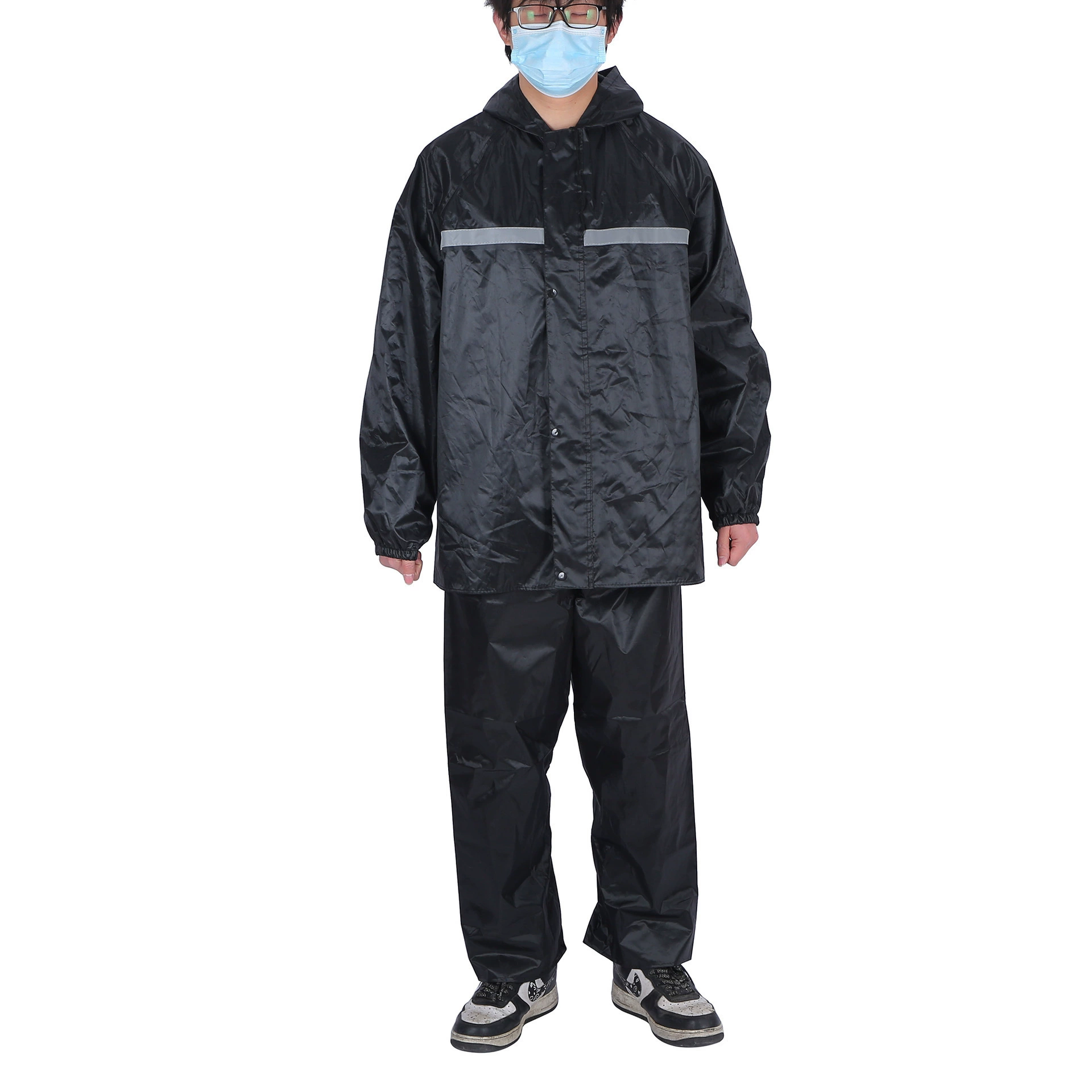 Wehehdfh Split Retroreflective Raincoat & Trousers Set for Hiking - Weatherproof & Stylish Gear Веhеhdfh Split Retroreflective Raincoat & Trousers Set for Hiking - Weatherproof & Stylish Gear