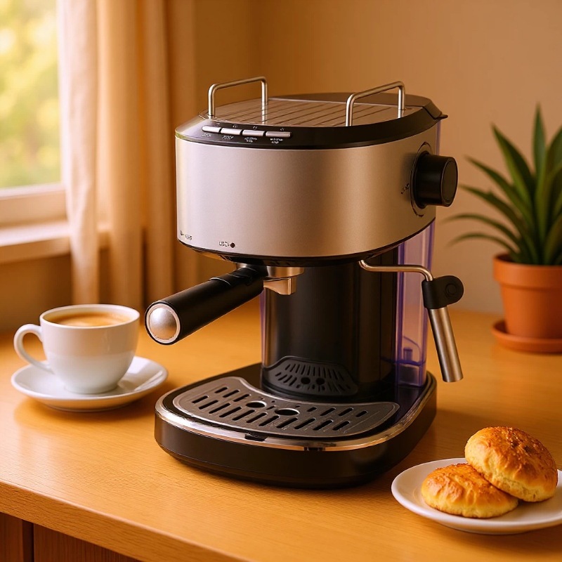 15BAR hogar semiautomática máquina de café italiano de alta presión de la bomba de vapor de espuma de leche máquina de café por goteo