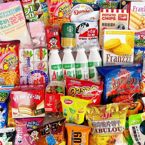 Goddess Day Snack Gift Box Transparent Gift Box Bulk Birthday Gift Influencer Snack Dropshipping