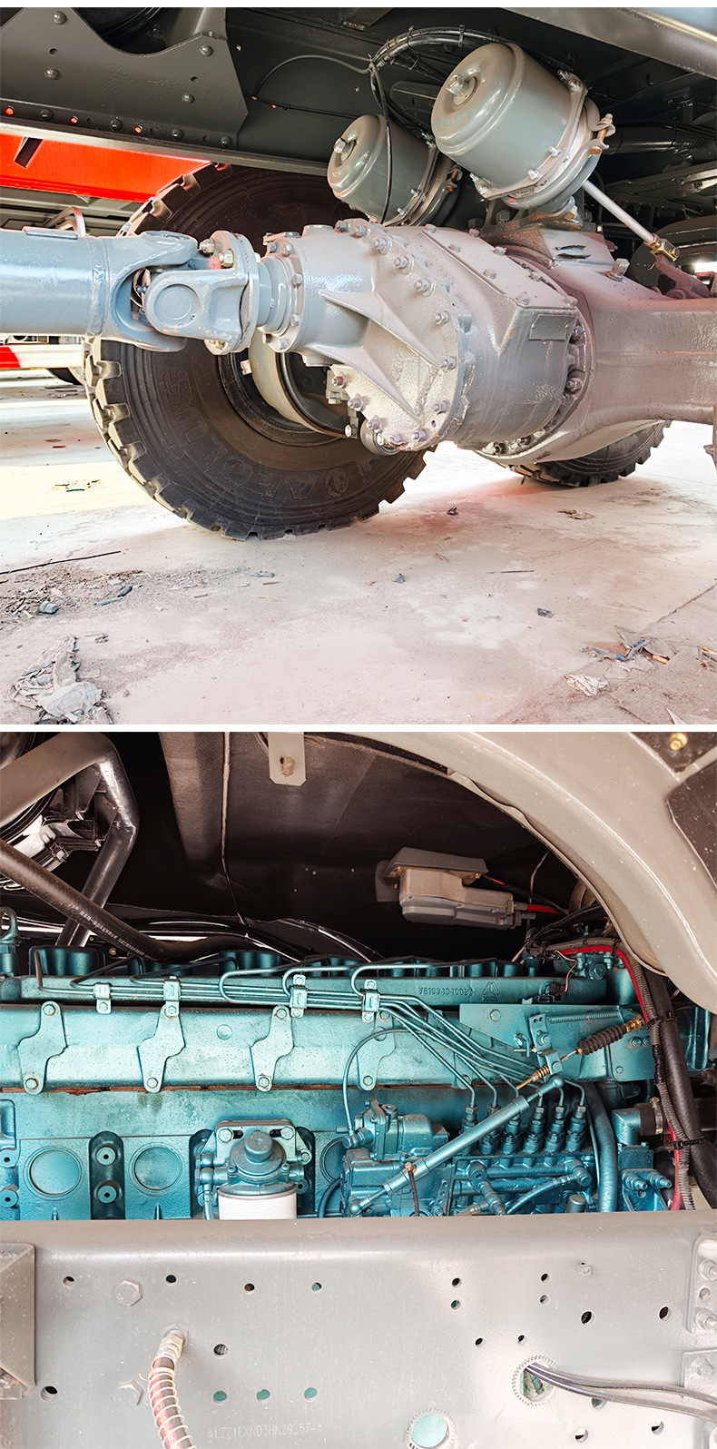 Sinotruk Howo Dump Truck with Eight Rear Wheels, Engineering Dump Truck, Mining Soil Transport Truck, Complete Documents, Available for Inspection