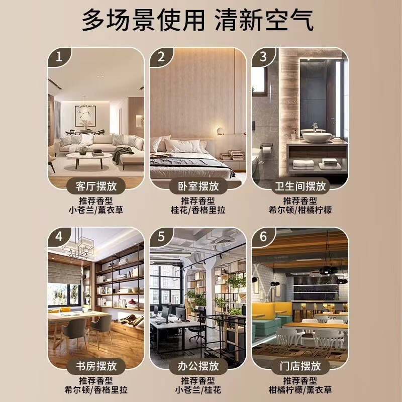 批发家居香薰空气清新剂芳香水晶珠室内晶球芳香珠无火酒店摆件|undefined