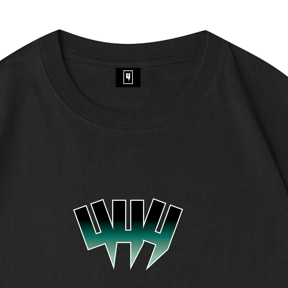 T-shirt uomo stampato cotone comodo maniche corte estivo_voghion.com