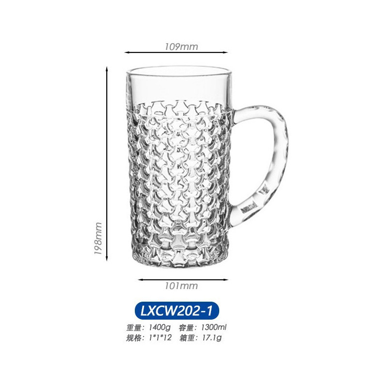 Gran por mayor calaveras taza de sala de estar comedor bar vidrio transparente cerveza con mango cerveza té taza de agua para beber image 25