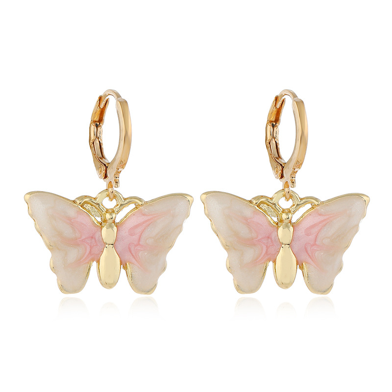 Casual Retro Geometric Bee Butterfly Metal Women's Drop Earrings display picture 2