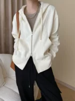 Другой бренд Oversized объемная толстовка худи для демисезонных спортивных, американский стиль