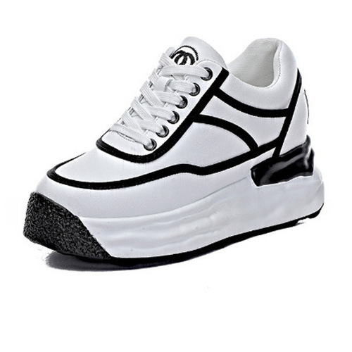 Broken code inventory processing inner height increasing women's shoes thick-soled platform casual sports shoes mesh shoes single shoes