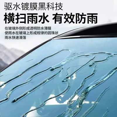 Rearview Mirror Rainproof Artifact Glass: Automotive glass defogging agent