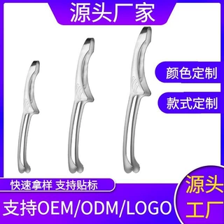 304不锈钢长柄韩式烤肉夹 自助餐厅酒店餐夹防烫烧烤夹料理牛排夹
