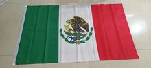 F936 现货批发90*150cm 3*5ft 墨西哥国旗 4号旗帜 Mexico flag