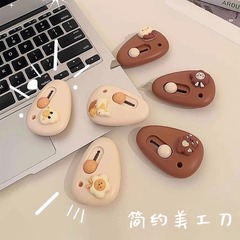 可爱迷你美工刀小型拆快递刀小号便携随身高颜值手工刀开箱小刀子
