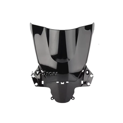 Suitable for Honda Cbr250R 2011-2013 Modified Front Windshield Heightening Windscreen Deflector Wind Shield (Motorcycle front windshield) - black