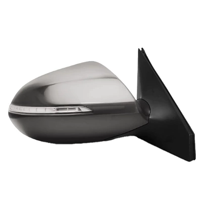 Same Quality Assurance | Rear mirror/rearview mirror assembly - left-driver-11-17-models-7-lines-titanium-silver