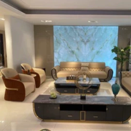 实木床;皮艺沙发;餐桌