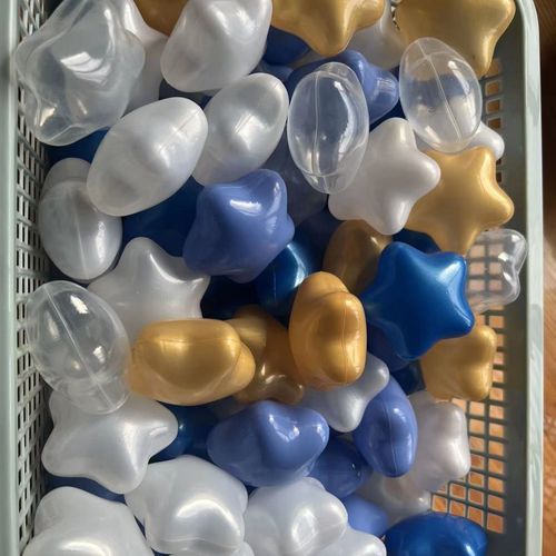 Five-pointed star ocean ball baby wave ball colorful star ball children's toy internet celebrity store decorative inflatable ball