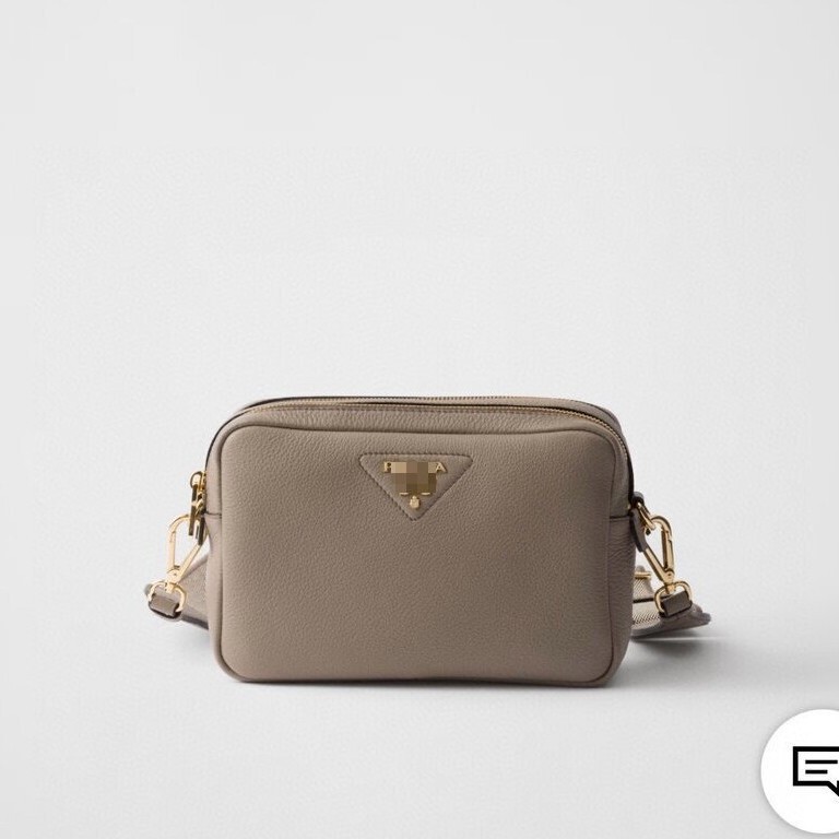 P's New Women's Small Lychee Pattern Logo Cowhide Shoulder Crossbody Camera Bag High Quality P's New Women's Small Lychee Pattern Logo Cowhide Shoulder Crossbody Camera Bag High Quality