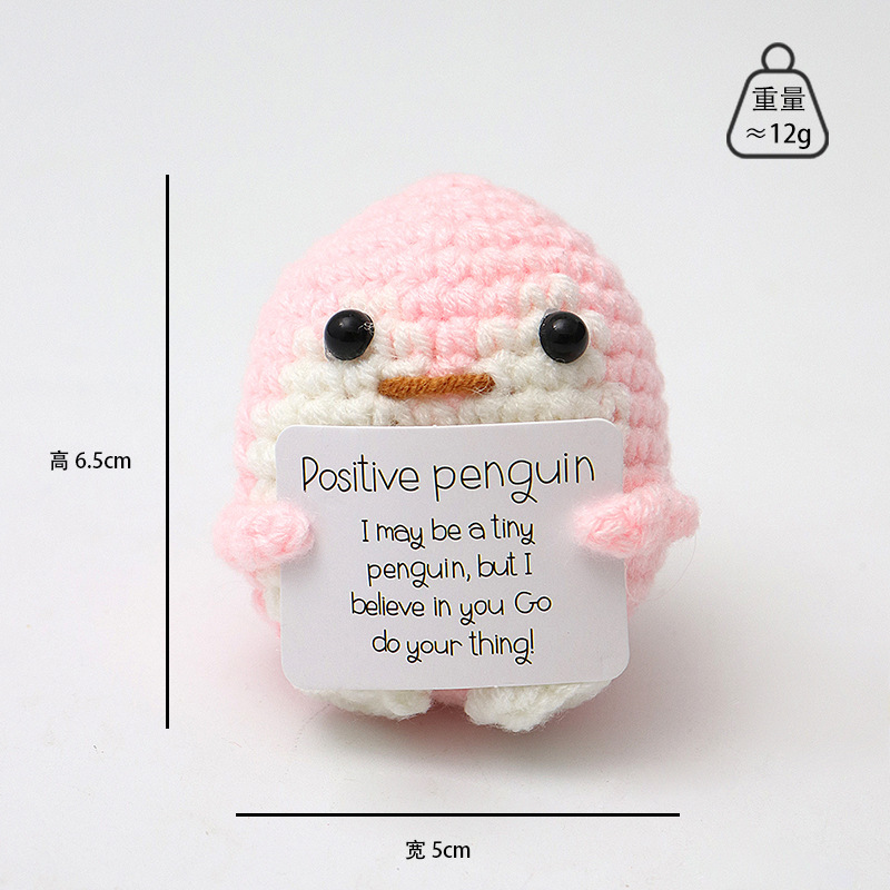 Pingüino rosa claro