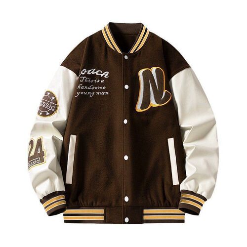 fashion brand baseball uniform men's spring and autumn 2025 new casual all-matching color handsome men's jacket on clothes