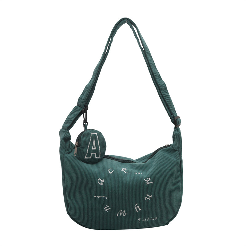 2024 invierno nuevo diseño de nicho bolso de alta capacidad bolso de hombro de moda simple bolso de mensajero de ocio de estilo occidental