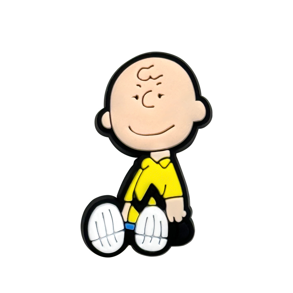 Círculos animados Snoopy zapatos flores Snoopy zapatos agujero de flores accesorios botones de zapato PVC botones de jardín botones de decoración