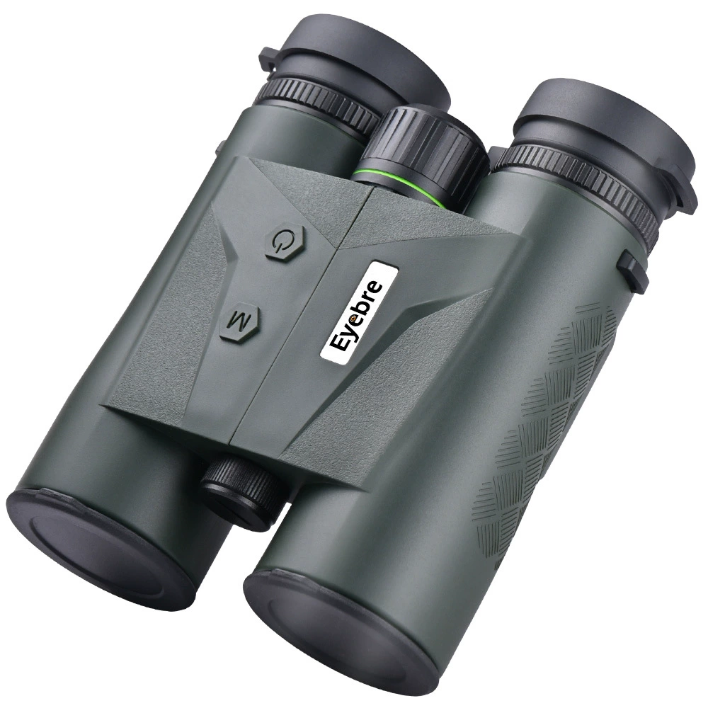 Бинокль AiBorui с многослойным покрытием, высокой четкостью, высоким увеличением, водонепроницаемый, 10X42FED с лазерным дальномером