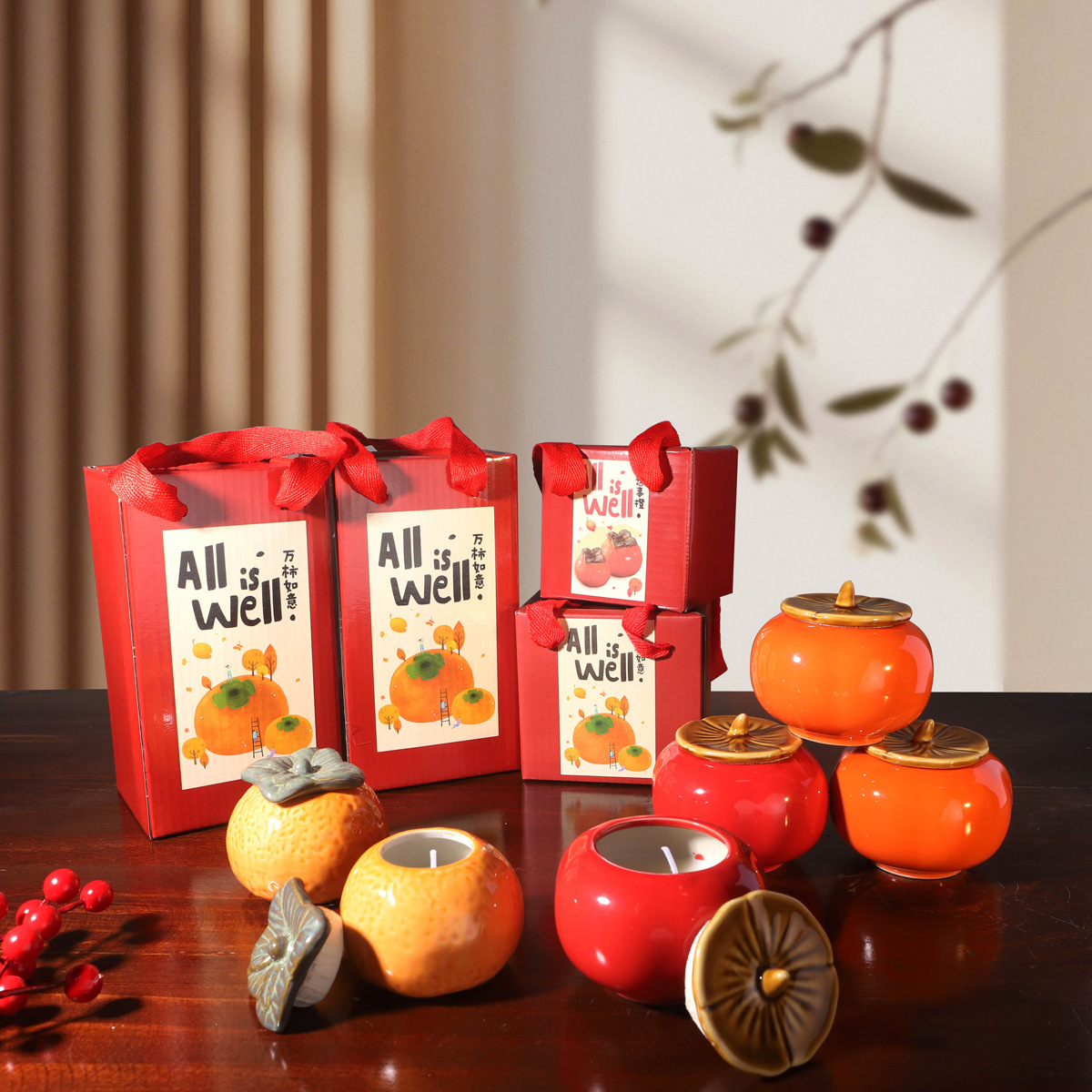 Vela de aromaterapia Shenzhirun, caja de regalo, color caqui, ideal para novia o regalo de cumpleaños, envío gratis.