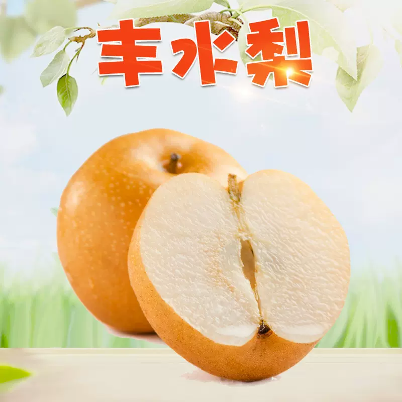 山东丰水梨  代发3/9斤皮薄多汁冰糖梨子新鲜孕妇水果非秋月梨
