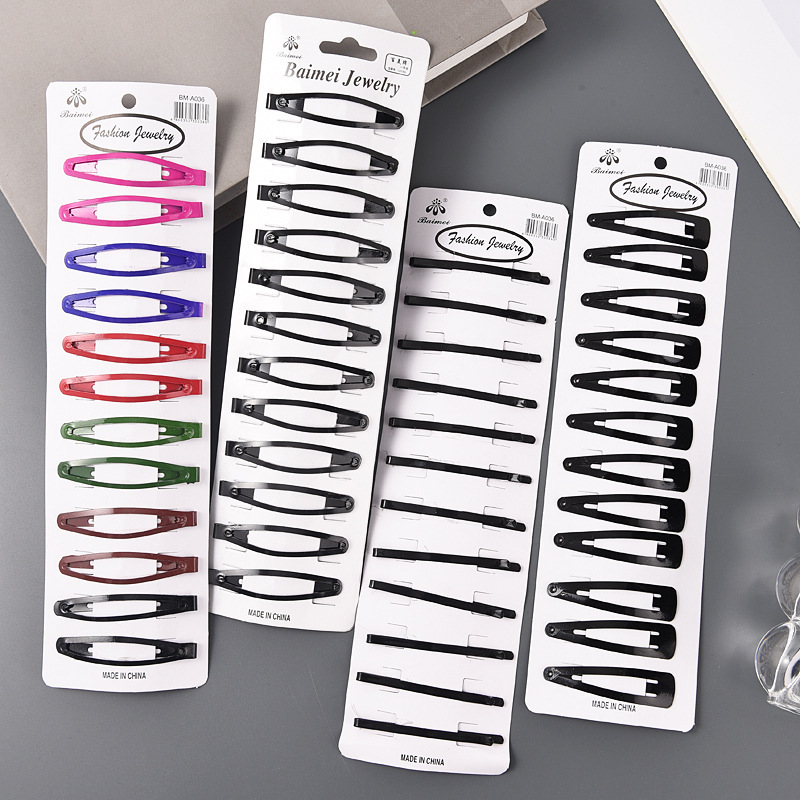 One word clip black wholesale color BB clip water droplet clip 2…