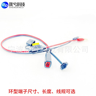 safeAMP wiring harness directly install car battery charger 12V car charger NOCO GC002