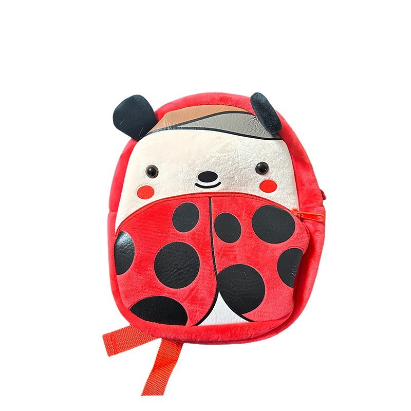 Animal bordado serie lindos niños mochila mochila mochila de peluche fábrica de bolsas de jardín de infantes al por mayor