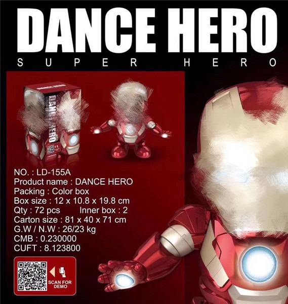 music lightweight dancing electric robot