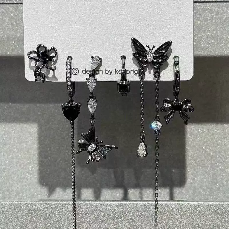 Earrings, jewelry, small design set, high-end