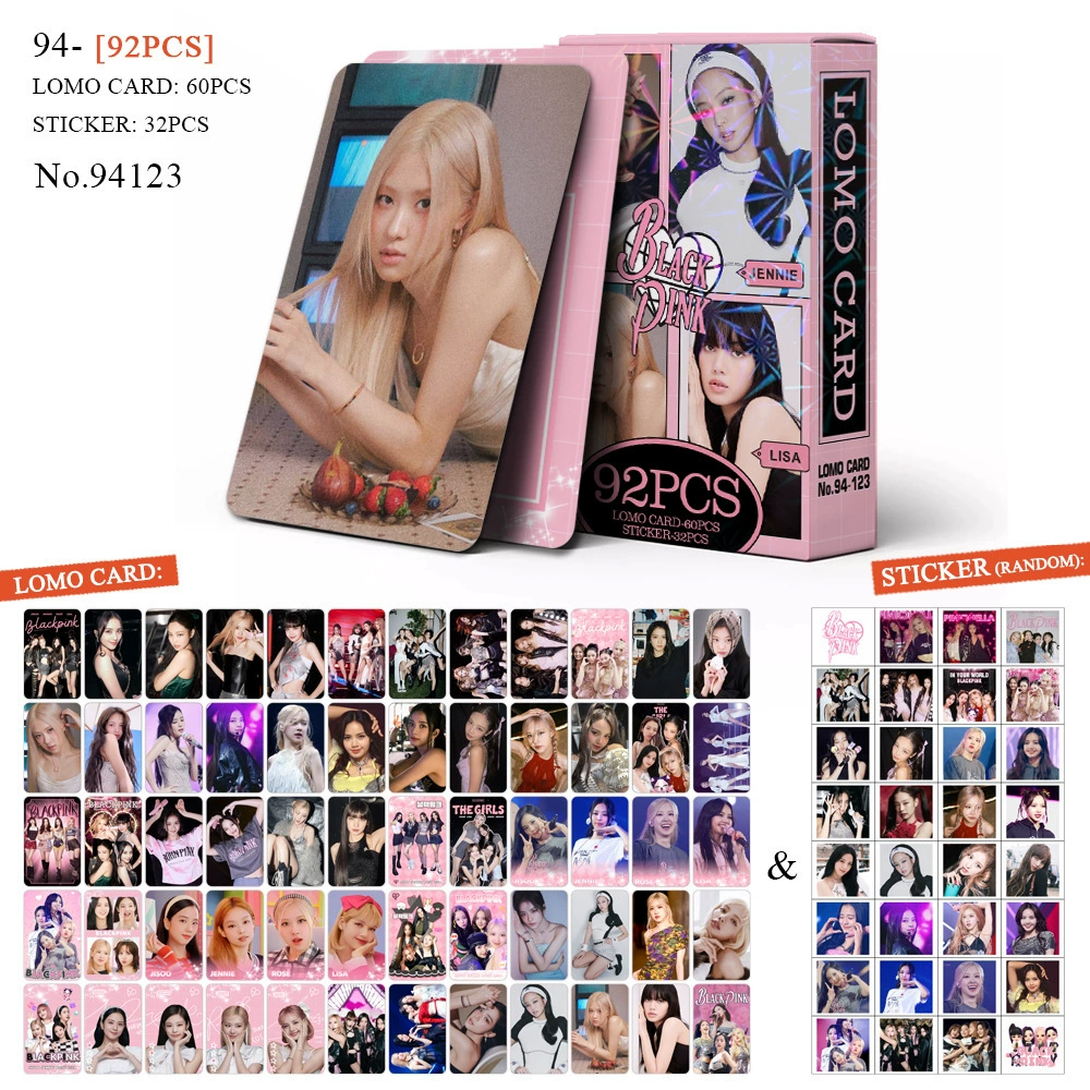 Набор 92 карточки с фото, BTS BPSKTWICE, двусторонние LOMO-карточки, фабричная печать