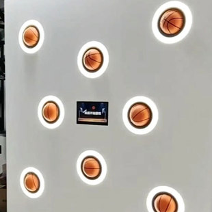 Internet Celebrity Basketball Racket Touch-Sensitive Whack-A-Mole Interactive Device Reaction Speed Ability Test Amusement Equipment