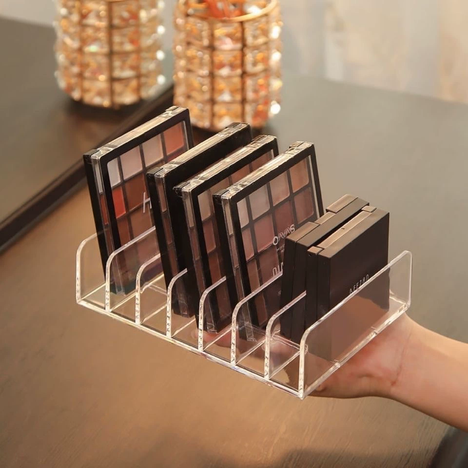 Cosmetic dressing table, table storage system, transparent makeup primer, eye shadow, storage box