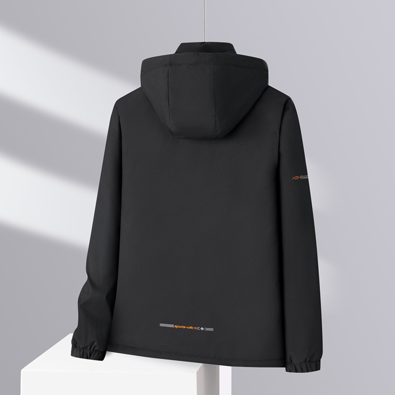 Chaqueta de Algodón con Capucha Unisex de Poliéster, Engrosada, para Uso Casual image 3