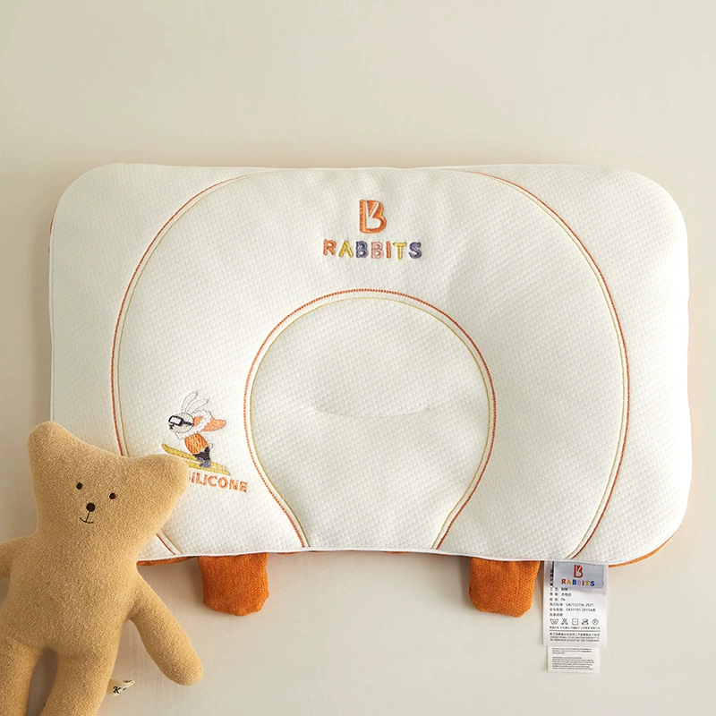 Cartoon three dimensional children's pillow for elementary school students, washable