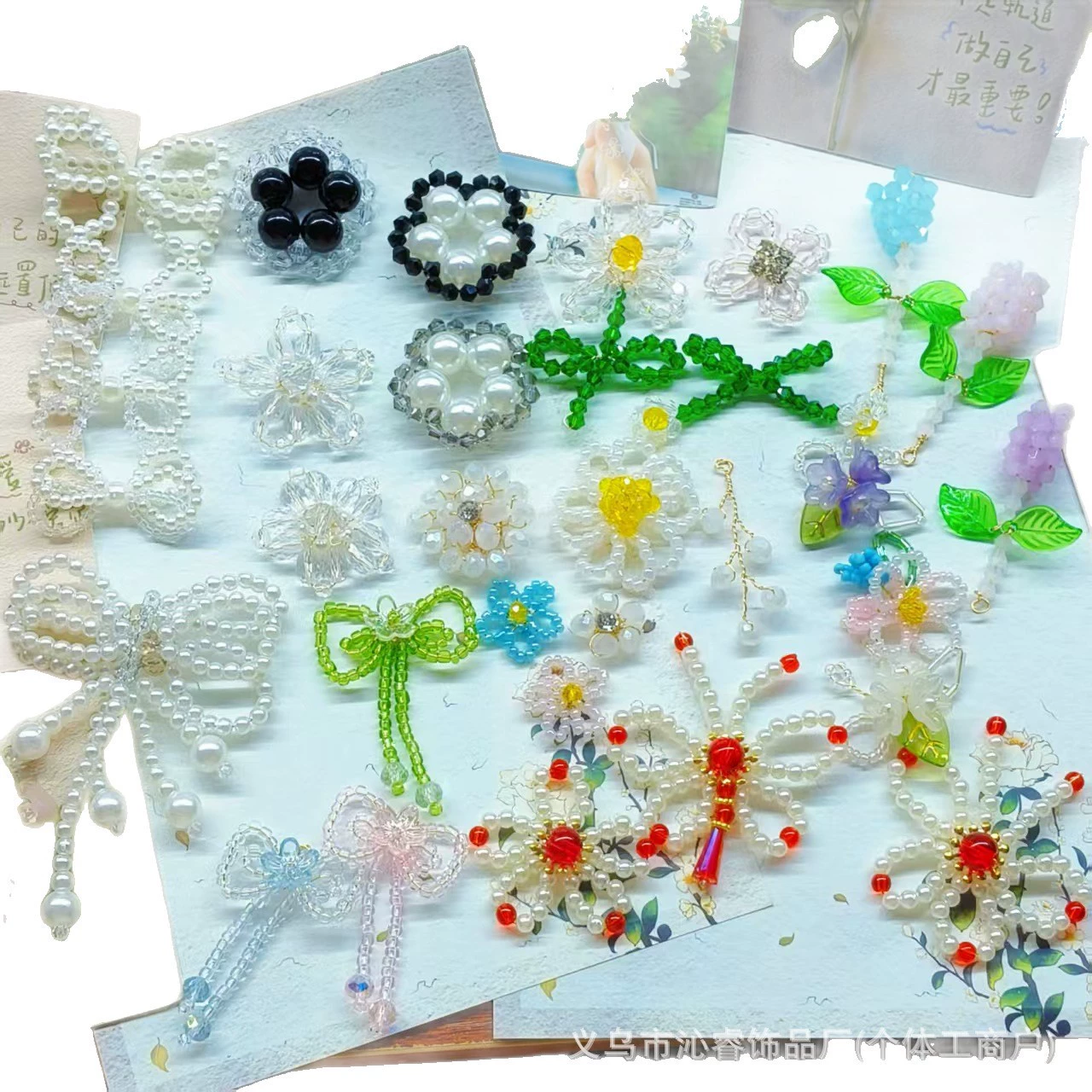 Bracelet handmade, beads, accessories, bag, hair accessory, DIY
