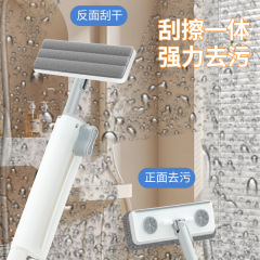 爆款清扫桌面迷你小拖把厨房清洁免手洗省力拖把可夹洗脸巾一拖净