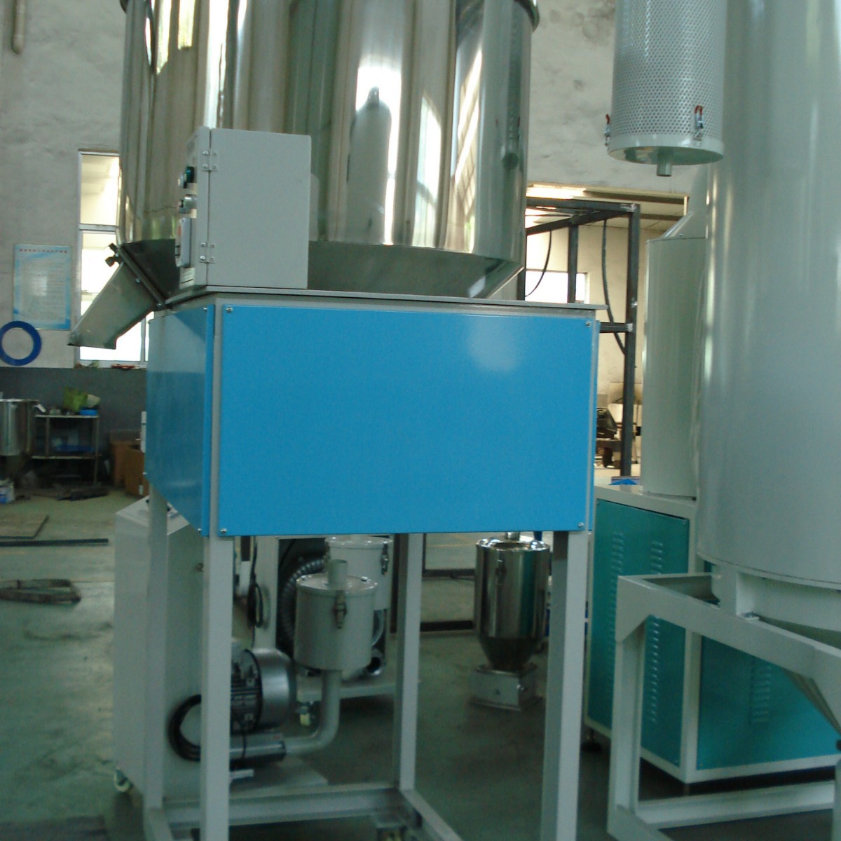 工程塑料颗粒混色机 PP低速搅拌机 化纤色母粒不锈钢混合机200kg