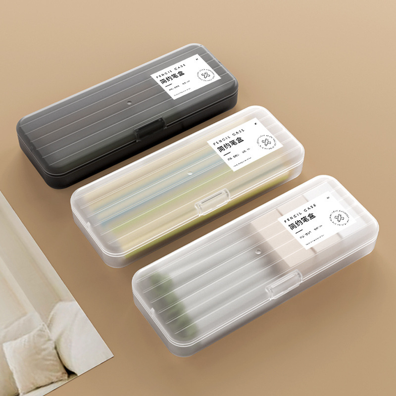 透明プラスチック文房具ペンボックス超巨大鉛筆クレヨン収納ボックス学生スケッチペンボックス大容量筆袋ペンホルダー|undefined
