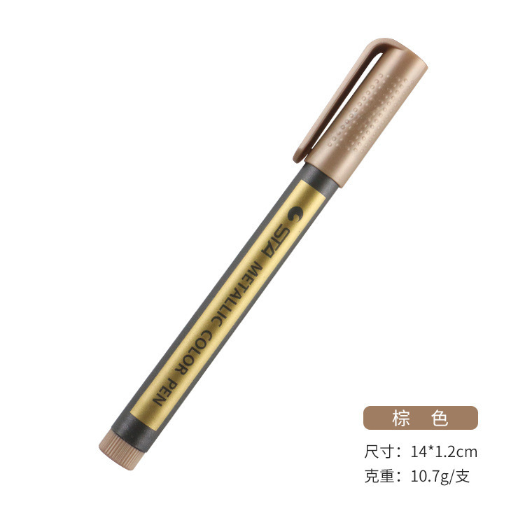 STA 8151 metal acuoso acrílico marcador de pintura marcador de 2 mm rápido secado resaltador impermeable