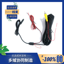 汽车摄像头线束4P宝马头带供电转RCA公头延长线厂家直销改装