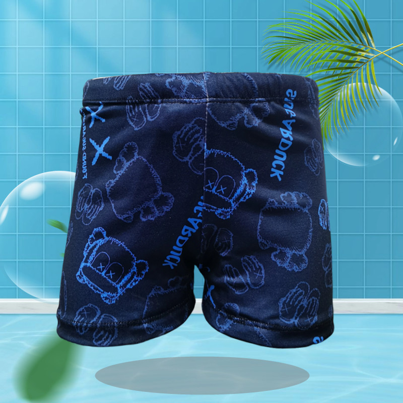 Bañador infantil niño tipo bóxer cordón ajustable diseño dibujos animados