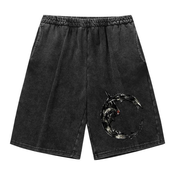 Washed shorts A3