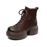 以一 Демисезонные высокие флисовые короткие сапоги на платформе для отдыха