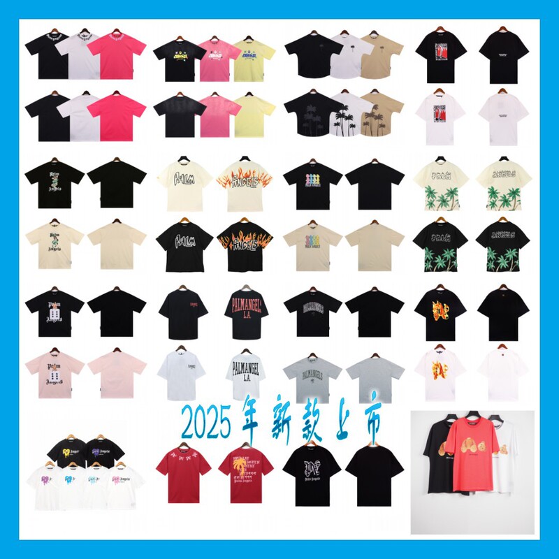 Palm Angels Headless Bear Versatile Short-Sleeve T-Shirt Unisex Couple's Summer Loose Top Ins Palm Angels Headless Bear Versatile Short-Sleeve T-Shirt Unisex Couple's Summer Loose Top Ins