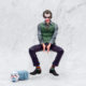 Mei Man Clown Handheld DC Heath Ledger Suicide Squad Doll Car Roof Desktop Decoration Animation Model