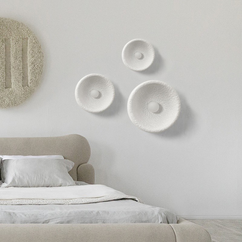 Decoración Zen sala de estar simple lámpara de pared lámpara de cabezal de cama lámpara de pared silenciosa lámpara de cabezal de cama retro estilo japonés sala de té