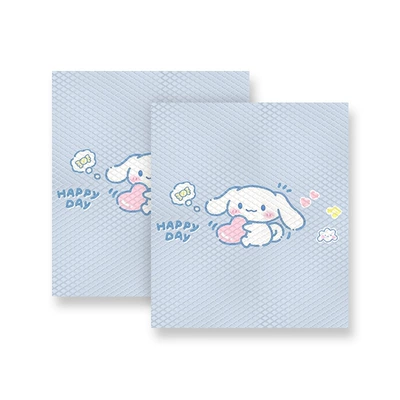 Anti-Slip Stickers for Electric Vehicle Handlebars, Cartoon Cute Motorcycle and Bicycle Grip Decorative Stickers, Waterproof, Sweat-Absorbent and Breathable (Motorcycle Handle Cover) - a-pair-loving-blue-dog