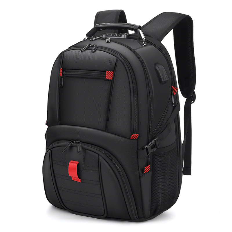 Mochila de negocios para computadora en tela de Oxford, resistente al desgaste, para viajes de negocios image 6